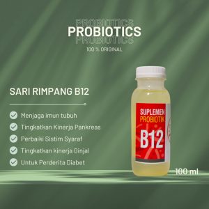 Suplemen Probiotik B12 Prof Sukardi Regenerasi Sel Meningkatkan Fungsi Ginjal dan Pankreas
